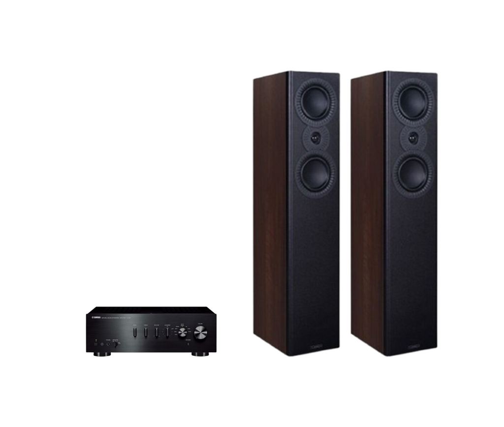 Yamaha A-S501 Hi-Fi Stereo Amplifier + Mission LX-4 MKII Floor Standing Speakers Package and 5 metres Classic 79 Strand