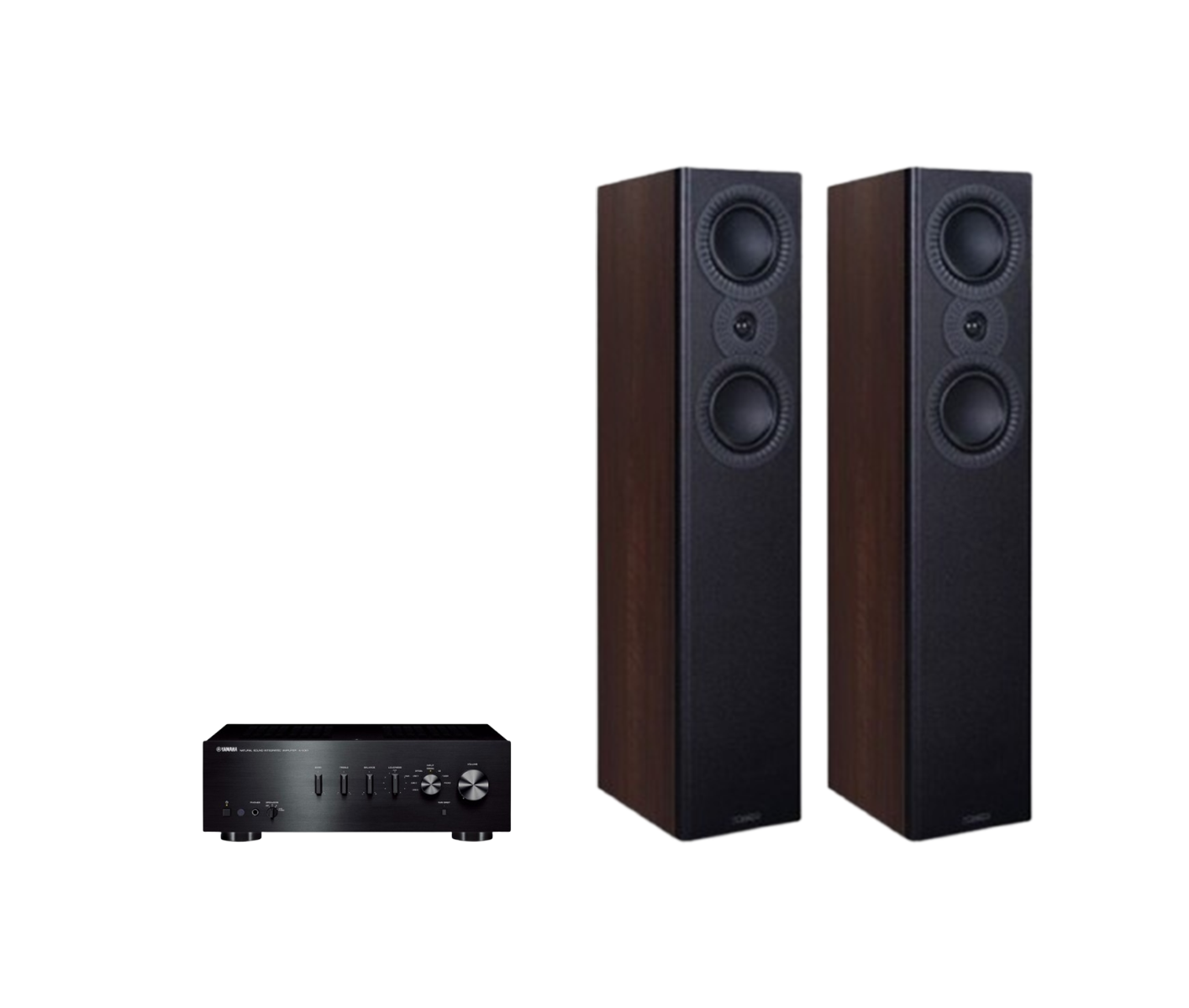 Yamaha A-S501 Hi-Fi Stereo Amplifier + Mission LX-4 MKII Floor Standing Speakers Package and 5 metres Classic 79 Strand