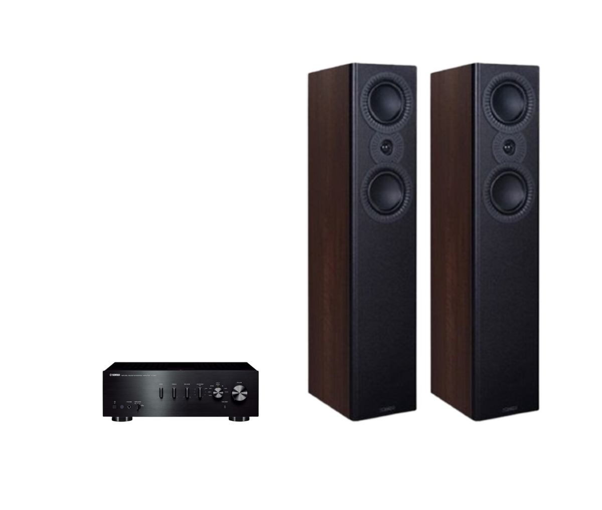 Yamaha A-S501 Hi-Fi Stereo Amplifier + Mission LX-5 MKII Floor Standing Speakers Package and 5 metres Classic 79 Strand