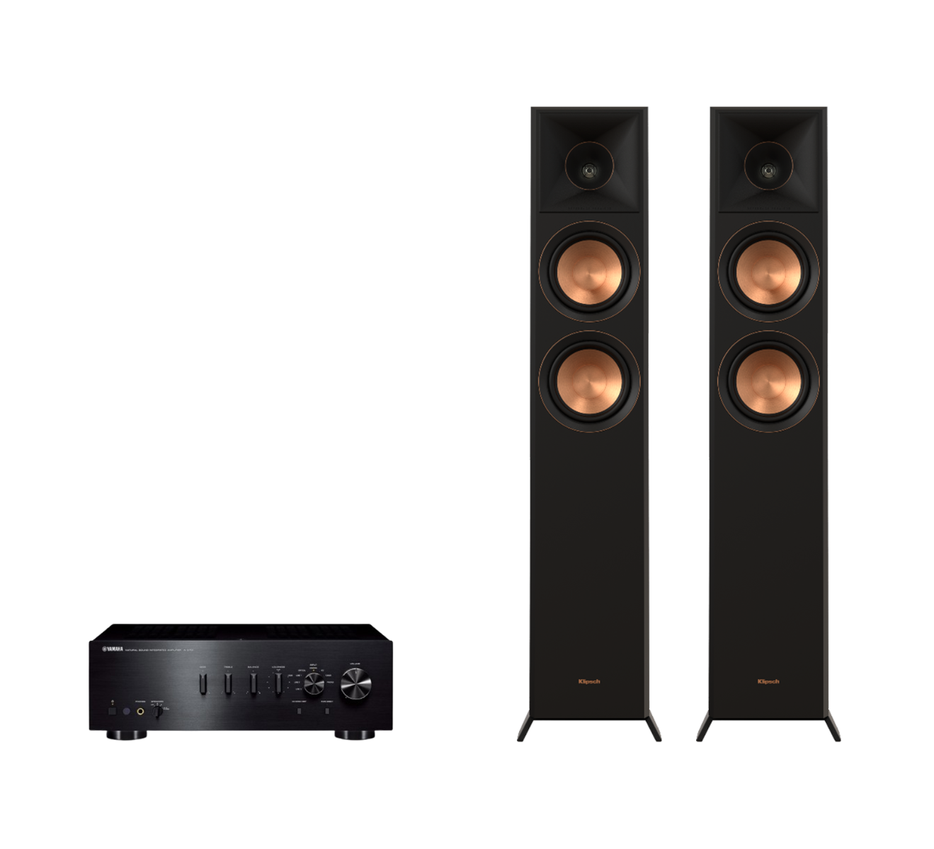 Yamaha A-S701 Hi-Fi Stereo Amplifier + Klipsch RP-6000F II Floor Standing Speakers Package and 5 metres Classic 79 Strand