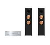 Yamaha A-S701 Hi-Fi Stereo Amplifier + Klipsch R-800F Floor Standing Speakers Package and 5 metres Classic 79 Strand