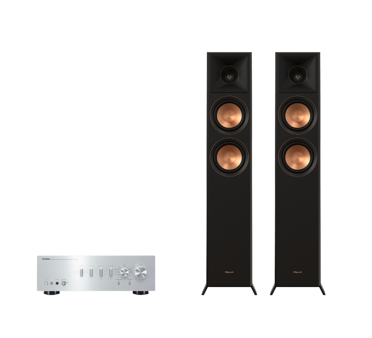 Yamaha A-S701 Hi-Fi Stereo Amplifier + Klipsch RP-5000F II Floor Standing Speakers Package and 5 metres Classic 79 Strand
