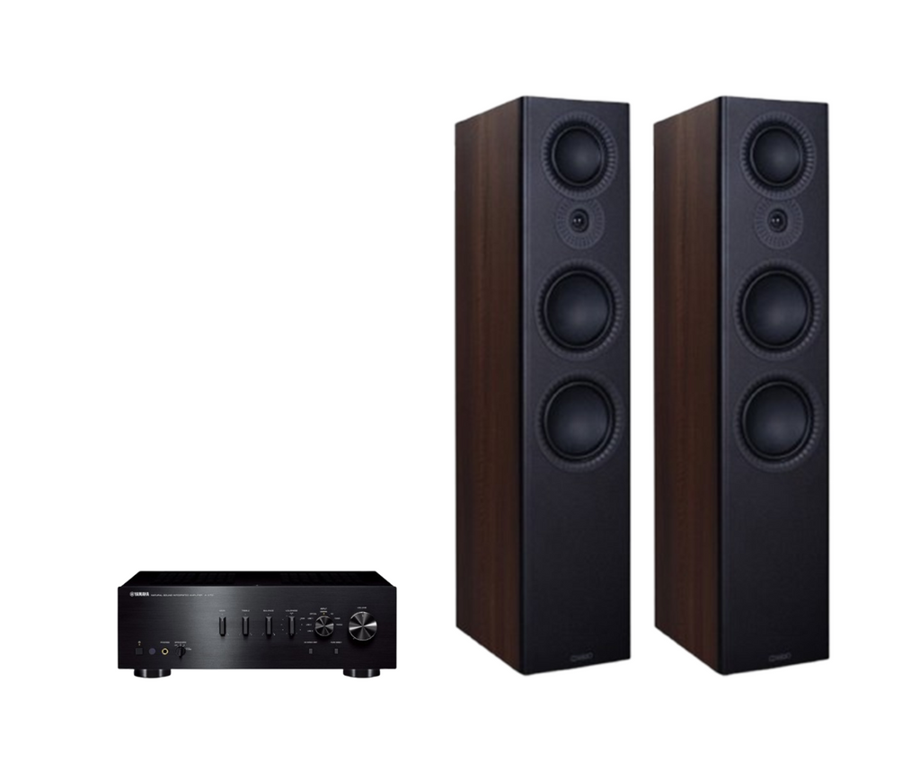 Yamaha A-S701 Hi-Fi Stereo Amplifier + Mission LX-6 MKII Floor Standing Speakers Package and 5 metres Classic 79 Strand