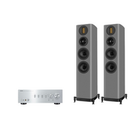 Yamaha A-S701 Hi-Fi Stereo Amplifier + Wharfedale Evo 5.3 Floor Standing Speakers Package and 5 metres Classic 79 Strand