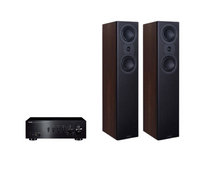 Yamaha A-S701 Hi-Fi Stereo Amplifier + Mission LX-5 MKII Floor Standing Speakers Package and 5 metres Classic 79 Strand