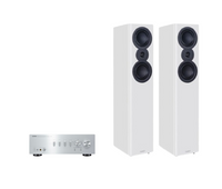 Yamaha A-S701 Hi-Fi Stereo Amplifier + Mission LX-5 MKII Floor Standing Speakers Package and 5 metres Classic 79 Strand