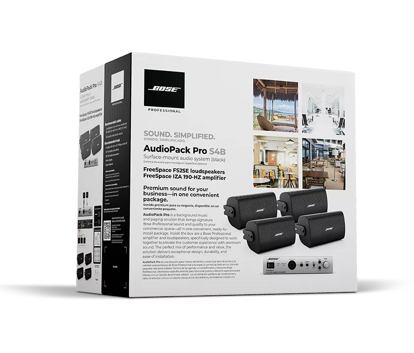 Bose AudioPack Pro S4 - Black