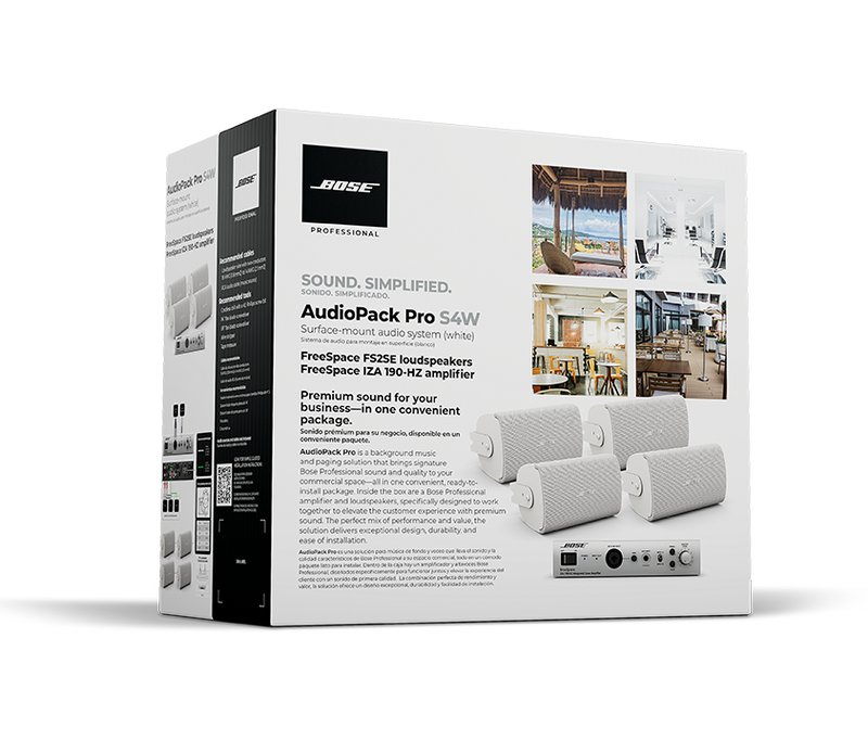 Bose AudioPack Pro S4 - White