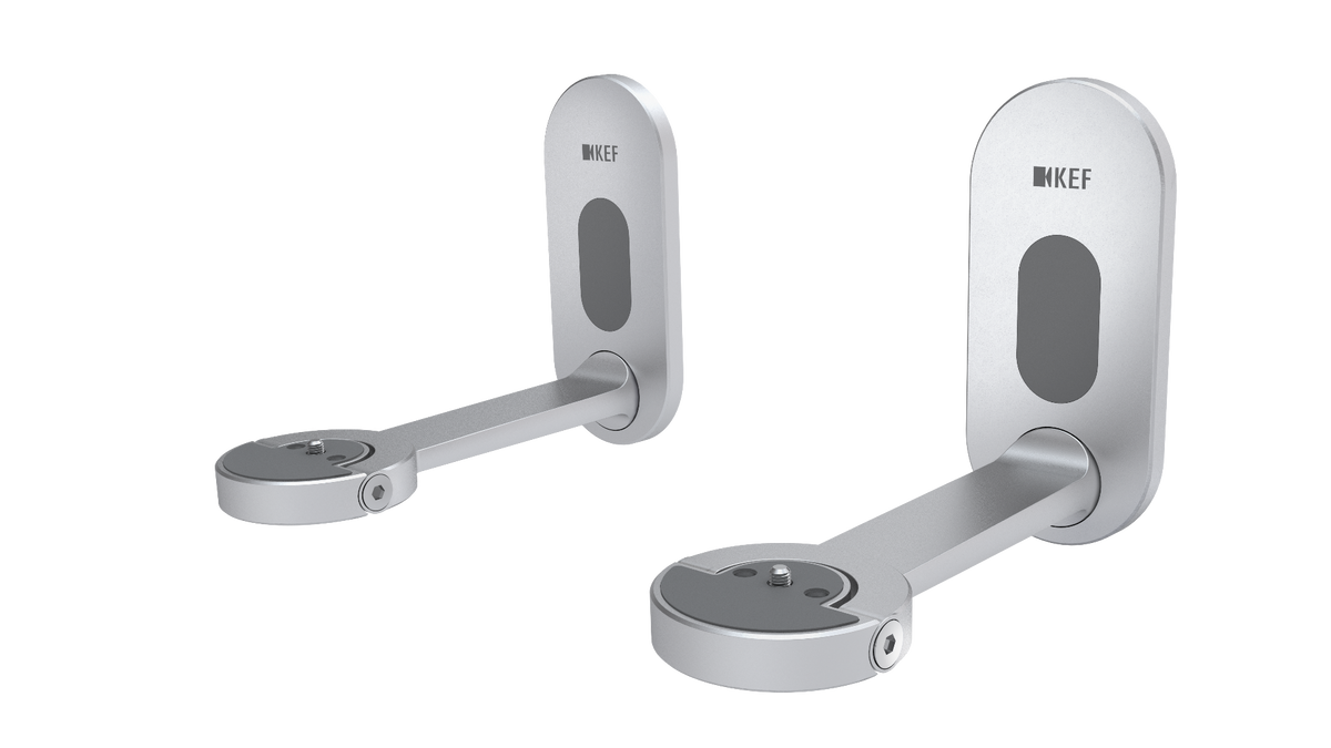 KEF B1 Wall Mount Bracket for LSX II (Pair) - Silver