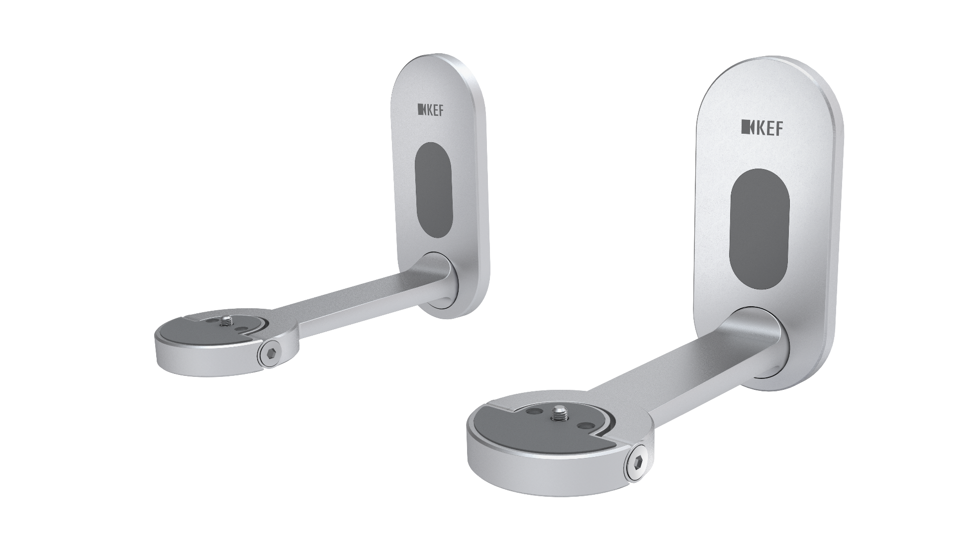 KEF B1 Wall Mount Bracket for LSX II (Pair) - Silver