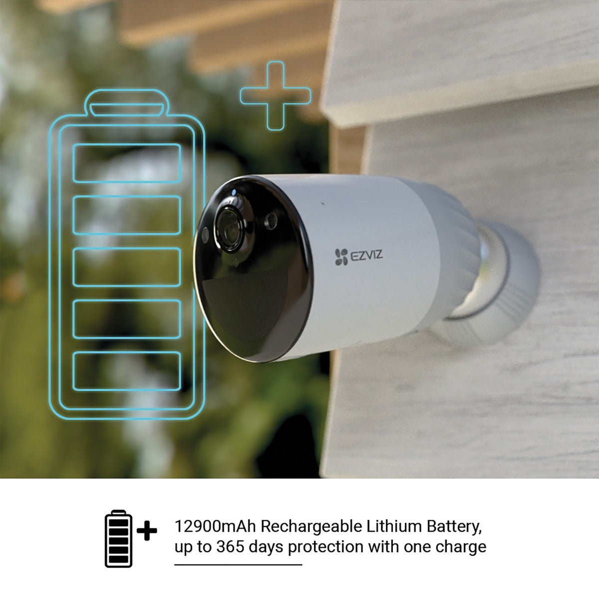 EZVIZ BC1 Battery-Powered Outdoor Camera - Single