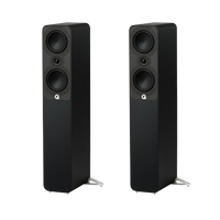 WiiM AMP Ultra Network Stereo Amplifier + Q Acoustics 5040 Floor Standing Speakers Package and 5 metres Classic 79 Strand