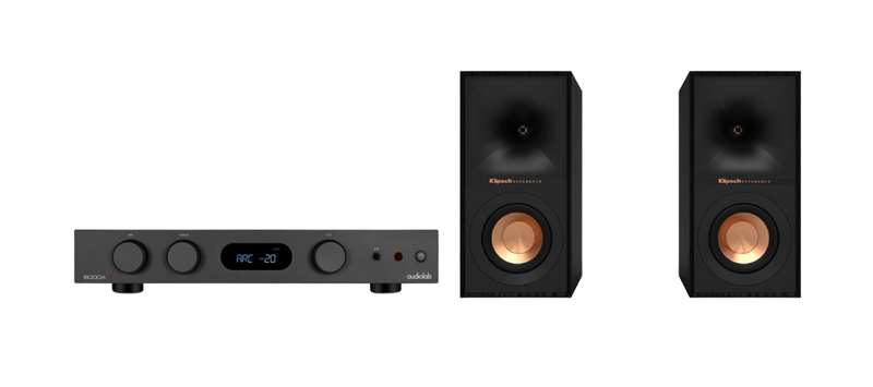 Audiolab 6000A Mk2 - Integrated Amplifier + Klipsch R-40M Bookshelf Speakers