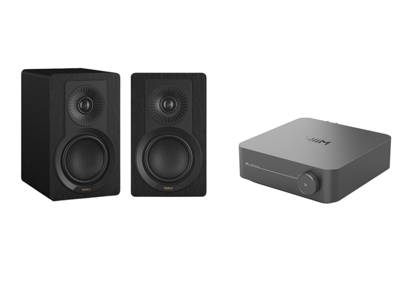 WiiM AMP Pro Music Streaming Amplifier + Dali Kupid Speakers Package and 5 metres Classic 79 Strand