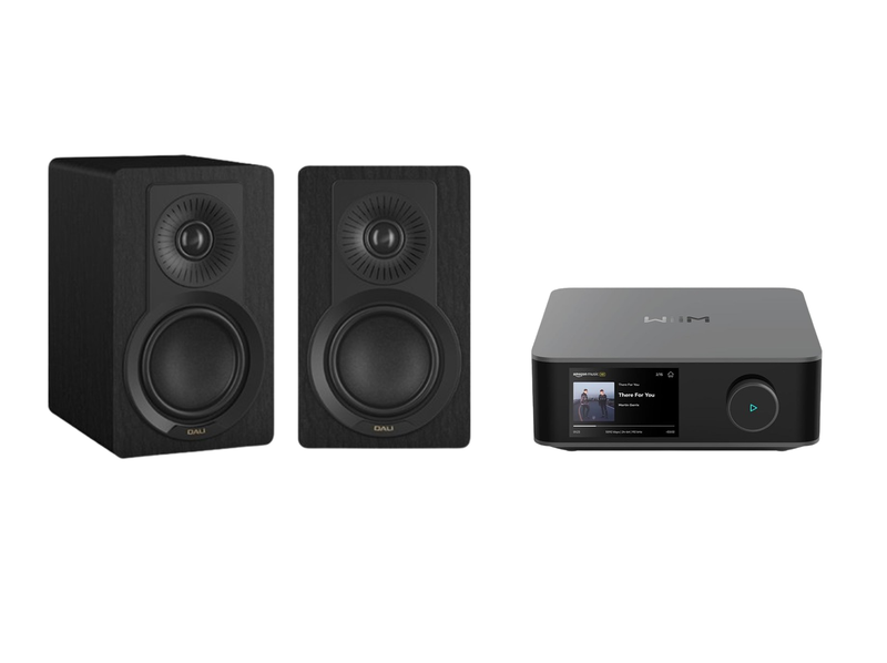 WiiM AMP Ultra Network Stereo Amplifier + Dali Kupid Speakers Package and 5 metres Classic 79 Strand