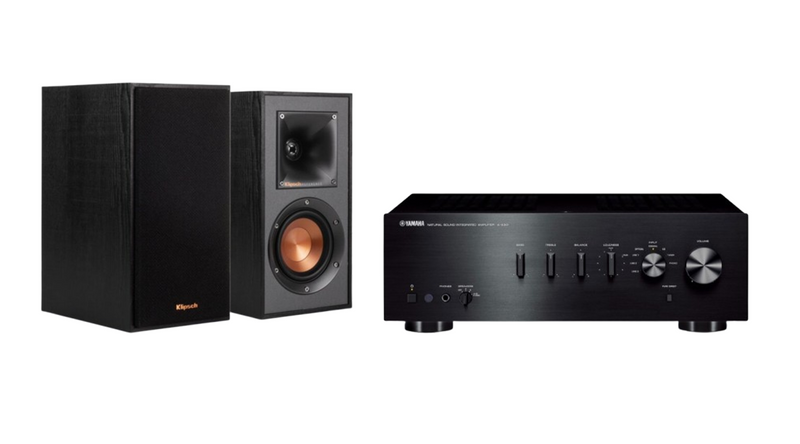 Yamaha A-S301 Amplifier + Klipsch R-41M Speakers Package with 5 metres Classic 79 Strand