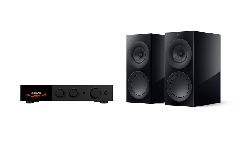 Audiolab 9000A & KEF R3 META Bookshelf Speakers
