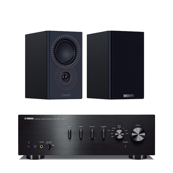 Yamaha A-S501 Stereo Amplifier + Mission LX-1 MKII Standmount Speakers