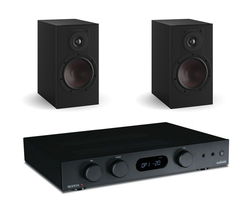 Audiolab 6000A Mk2 - Integrated Amplifier + Dali Opticon 2 Mk2 Stand Mount Speakers