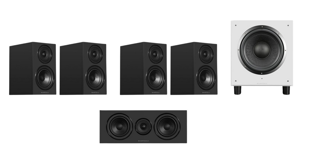 Wharfedale Diamond 12.1i HCP 5.1 Home Cinema Pack - Black with SW-10 Subwoofer