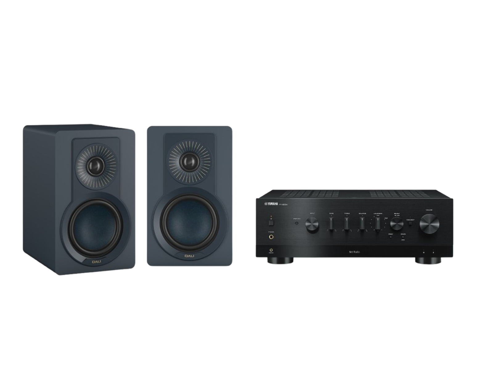 Yamaha R-N1000A Hi-Fi Network Receiver Amplifier + Dali Kupid Speakers Package and 5 metres Classic 79 Strand