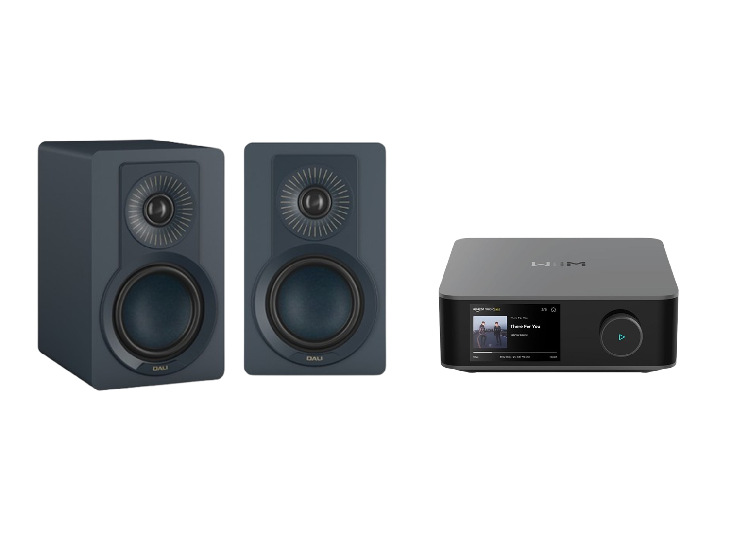 WiiM AMP Ultra Network Stereo Amplifier + Dali Kupid Speakers Package and 5 metres Classic 79 Strand