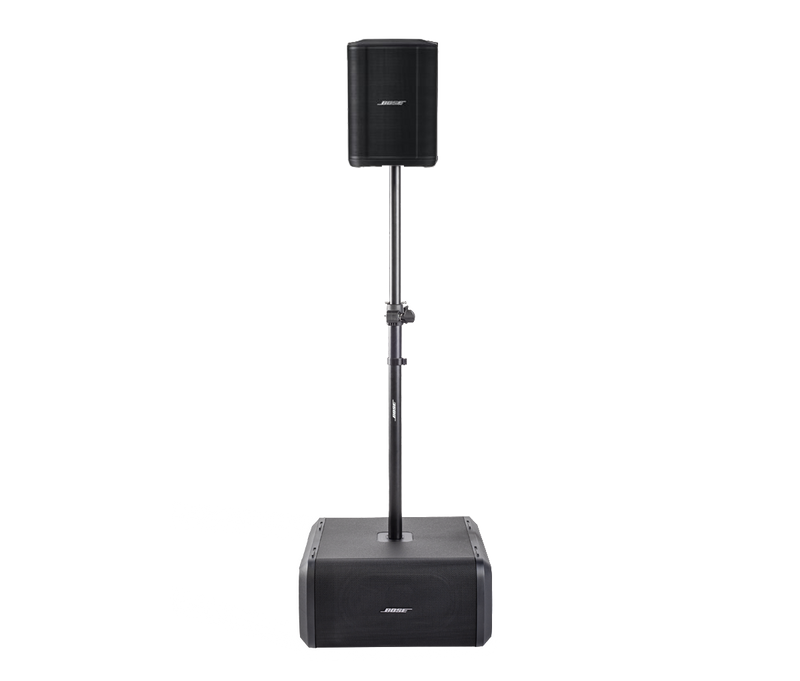 Bose S1 Pro + Adjustable Speaker Pole + Sub 1 Powered Bass Module