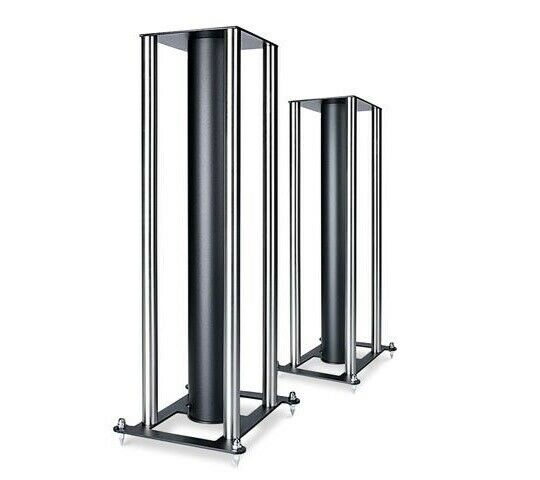 Custom Design FS 104 Signature Speaker Floor Stands - Black / Chrome