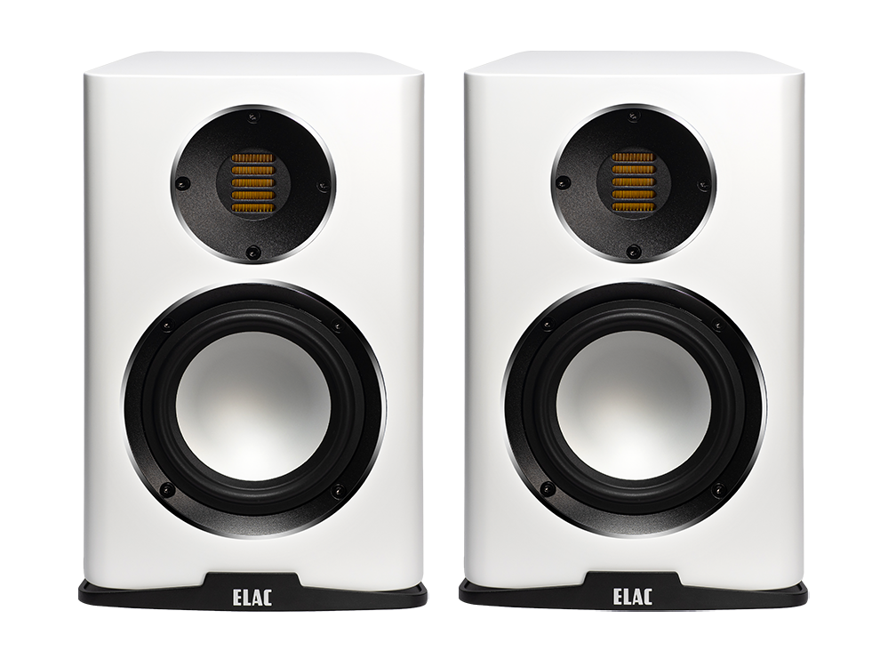 ELAC Carina BS 243.4 Bookshelf Speakers– Satin White