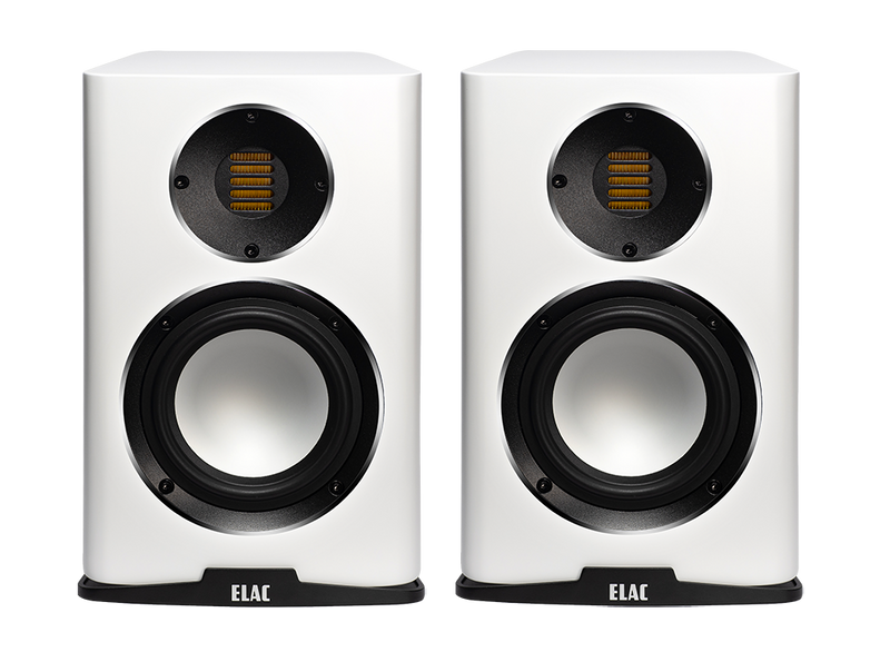 ELAC Carina BS 243.4 Bookshelf Speakers– Satin White