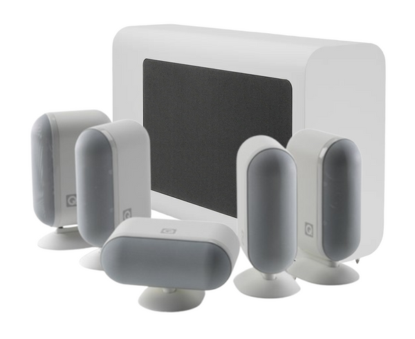 Q Acoustics Q7000i 5.1 Cinema speakers and 3060S Subwoofer - Satin White