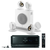Focal Dôme Flax Pack 5.1 - 5 Dôme Flax & Sub Air + Yamaha RX-V6A 7.2 8K HDMI 2.1 AV Receiver