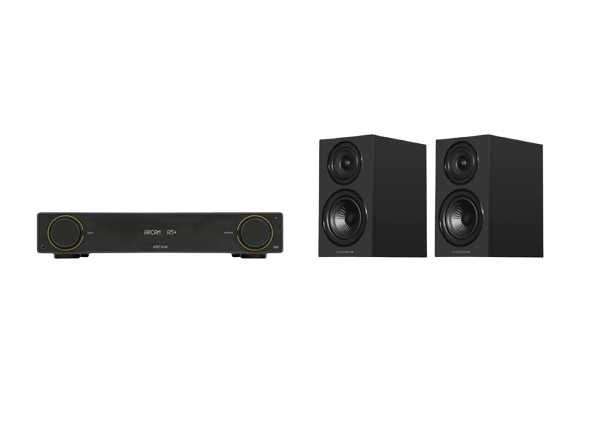 ARCAM A5+ Radia Plus Amplifier + Wharfedale - Diamond 12.1i Bookshelf Speakers Package and 5 metres Classic 79 Strand