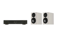 ARCAM A5+ Radia Plus Amplifier + Wharfedale - Diamond 12.1i Bookshelf Speakers Package and 5 metres Classic 79 Strand