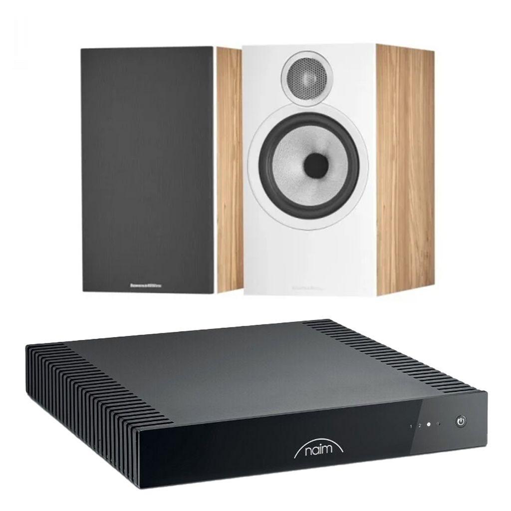 Naim Ci Uniti 102 Streaming Amplifier + Bowers & Wilkins 606 S3 Stand Mount Speakers