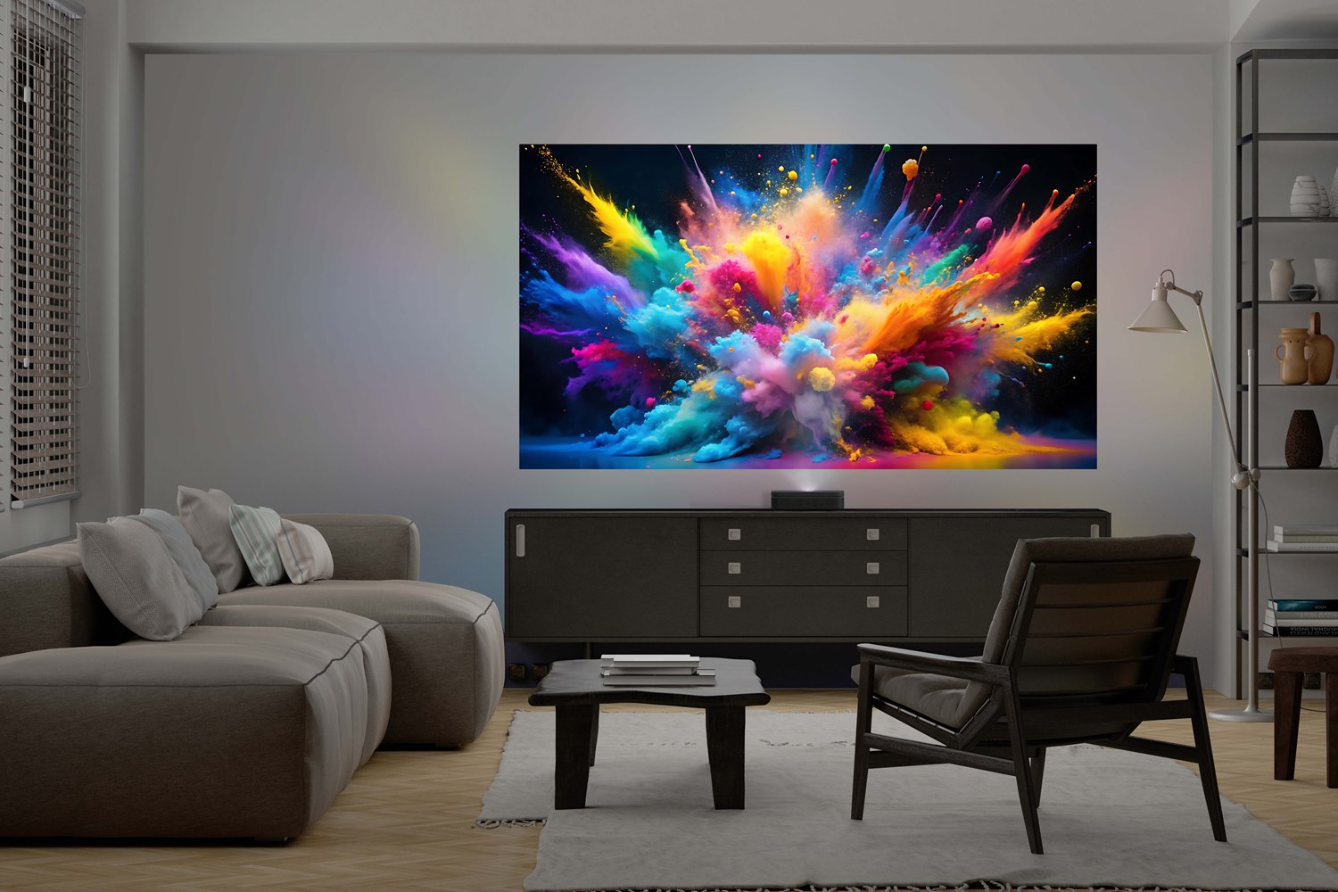 Optoma Photon Go – Smart Portable Ultra Short Throw Triple-Laser Projector