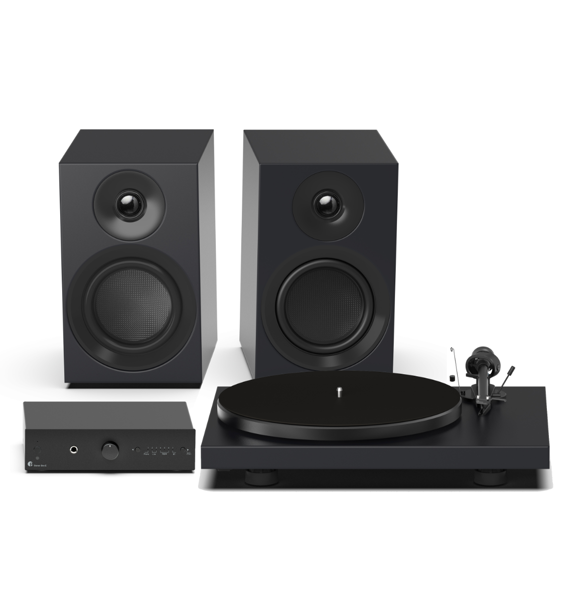 Pro-Ject Colourful Audio System E - Black Satin