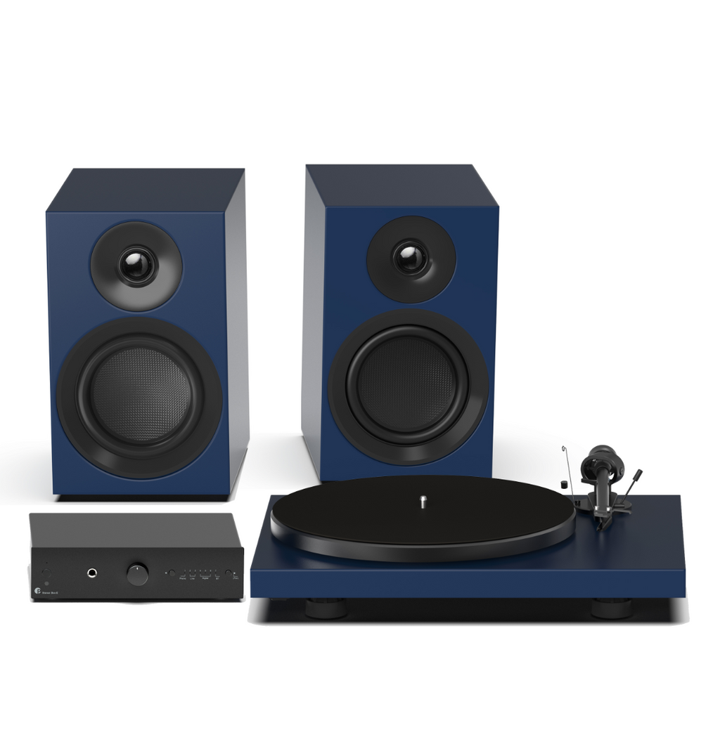 Pro-Ject Colourful Audio System E - Steel Blue Satin