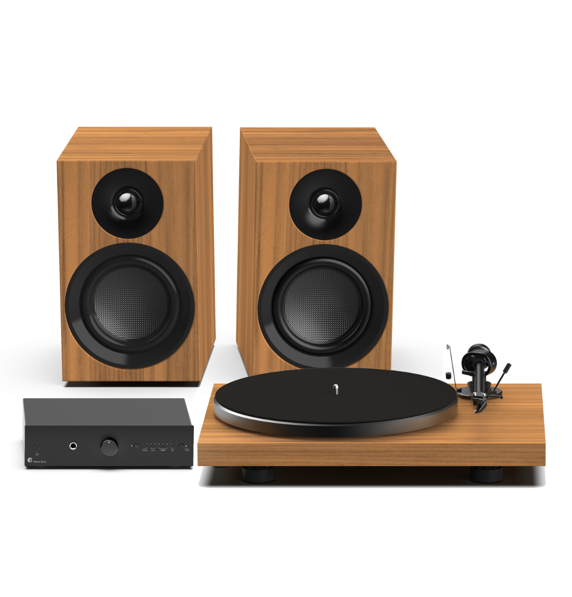 Pro-Ject Colourful Audio System E - Walnut