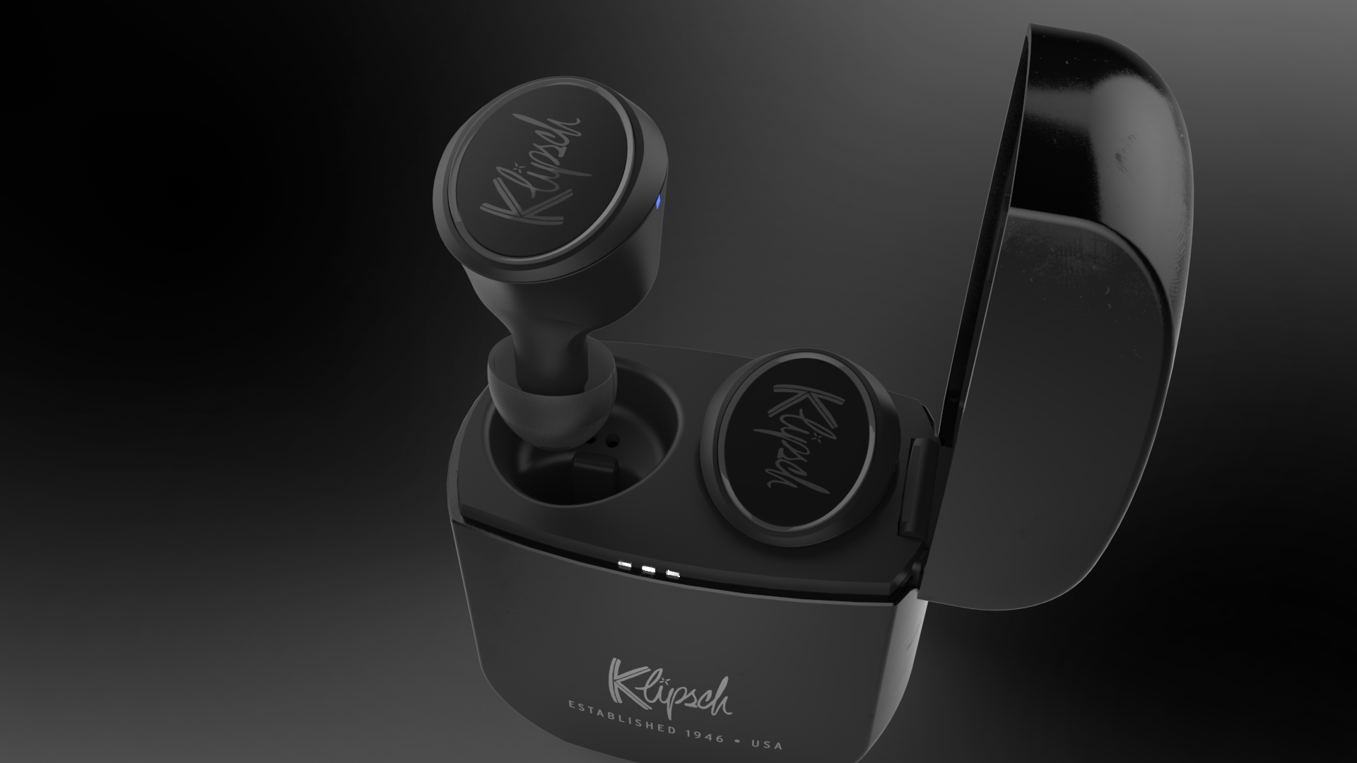 Klipsch T5 True Wireless Earphones (Limited Edition) - Triple Black