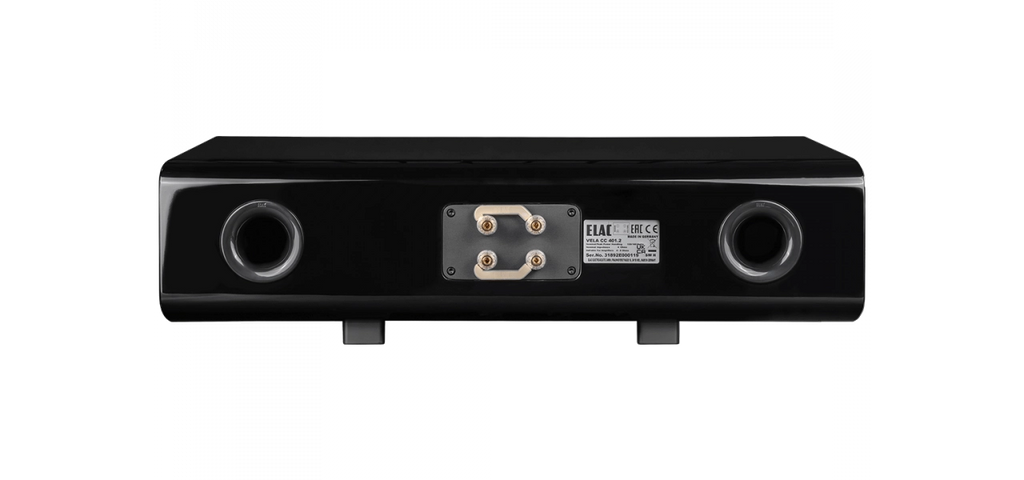 ELAC Vela CC 401.2 Center Channel Speaker – Gloss Black