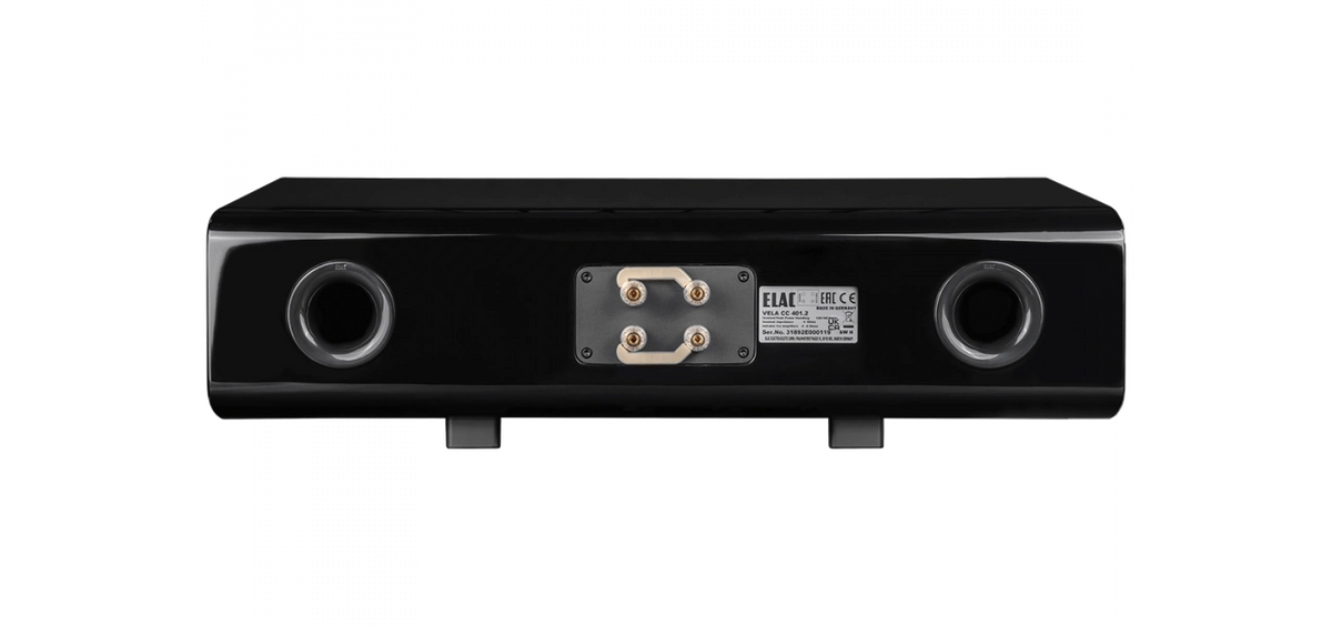 ELAC Vela CC 401.2 Center Channel Speaker – Gloss Black