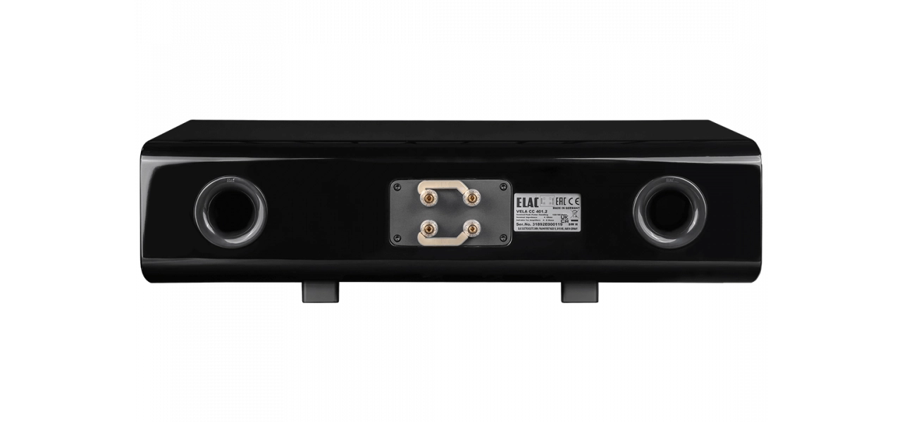ELAC Vela CC 401.2 Center Channel Speaker – Gloss Black