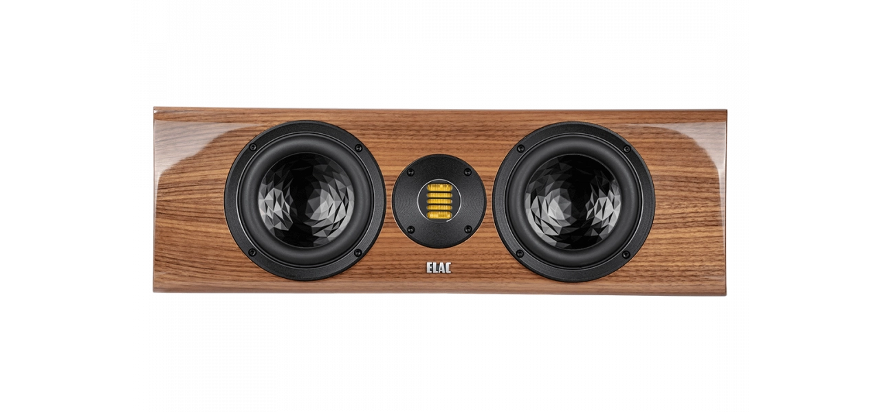 ELAC Vela CC 401.2 Center Channel Speaker – Gloss Walnut