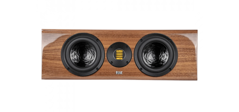 ELAC Vela CC 401.2 Center Channel Speaker – Gloss Walnut