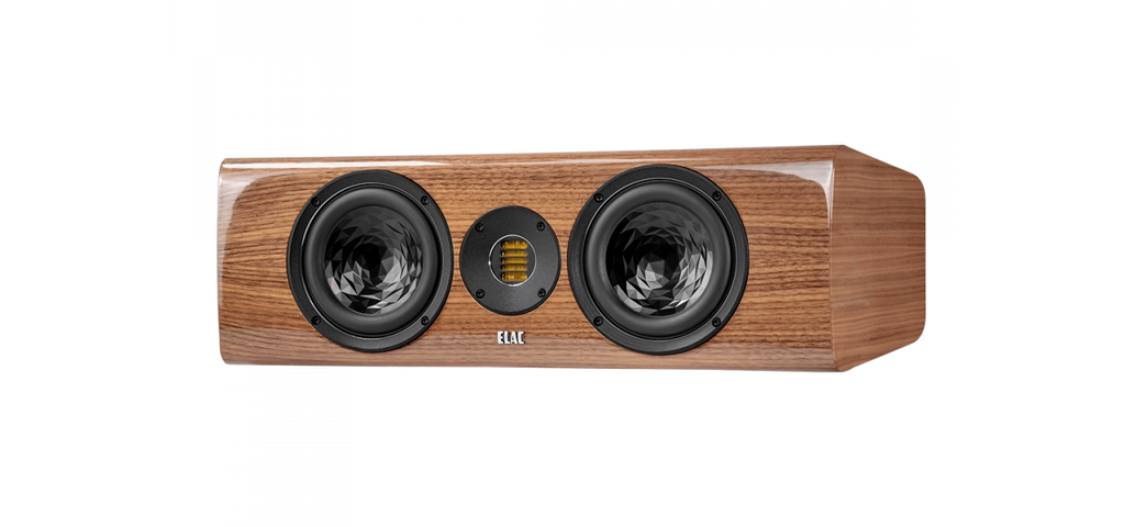 ELAC Vela CC 401.2 Center Channel Speaker – Gloss Walnut