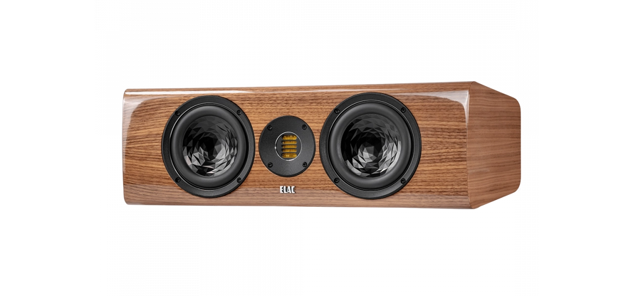 ELAC Vela CC 401.2 Center Channel Speaker – Gloss Walnut