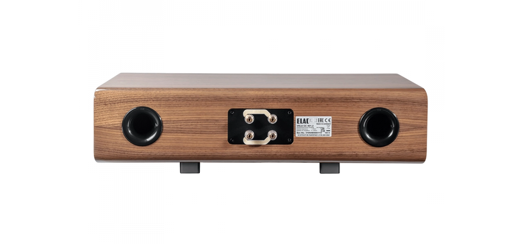 ELAC Vela CC 401.2 Center Channel Speaker – Gloss Walnut