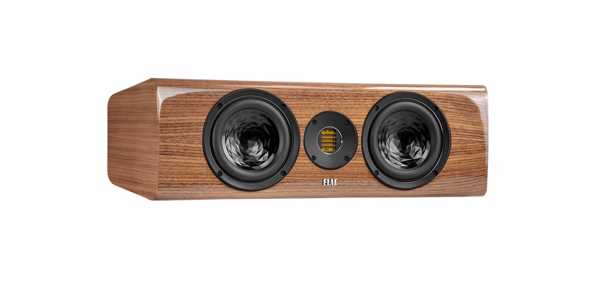 ELAC Vela CC 401.2 Center Channel Speaker – Gloss Walnut