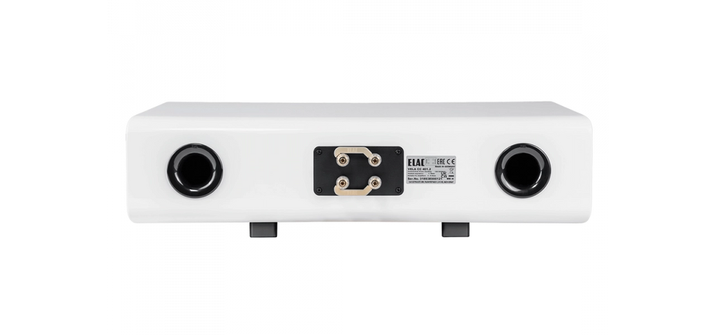 ELAC Vela CC 401.2 Center Channel Speaker – Gloss White